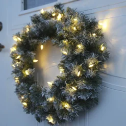 Kranz Edmonton mit 30 LEDs, 50 cm
