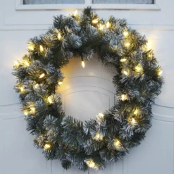 Kranz Edmonton mit 30 LEDs, 50 cm