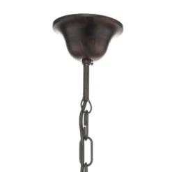 Kronleuchter Fiamma Marrone 5fl. ohne Schirme