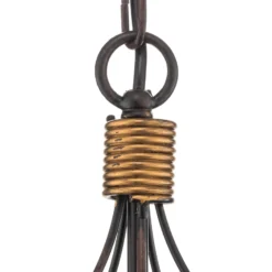 Kronleuchter Fiamma Marrone 5fl. ohne Schirme