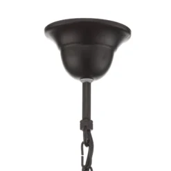 Kronleuchter Mauro, schwarz, 5-flammig, Ø 62 cm, Metall, E14