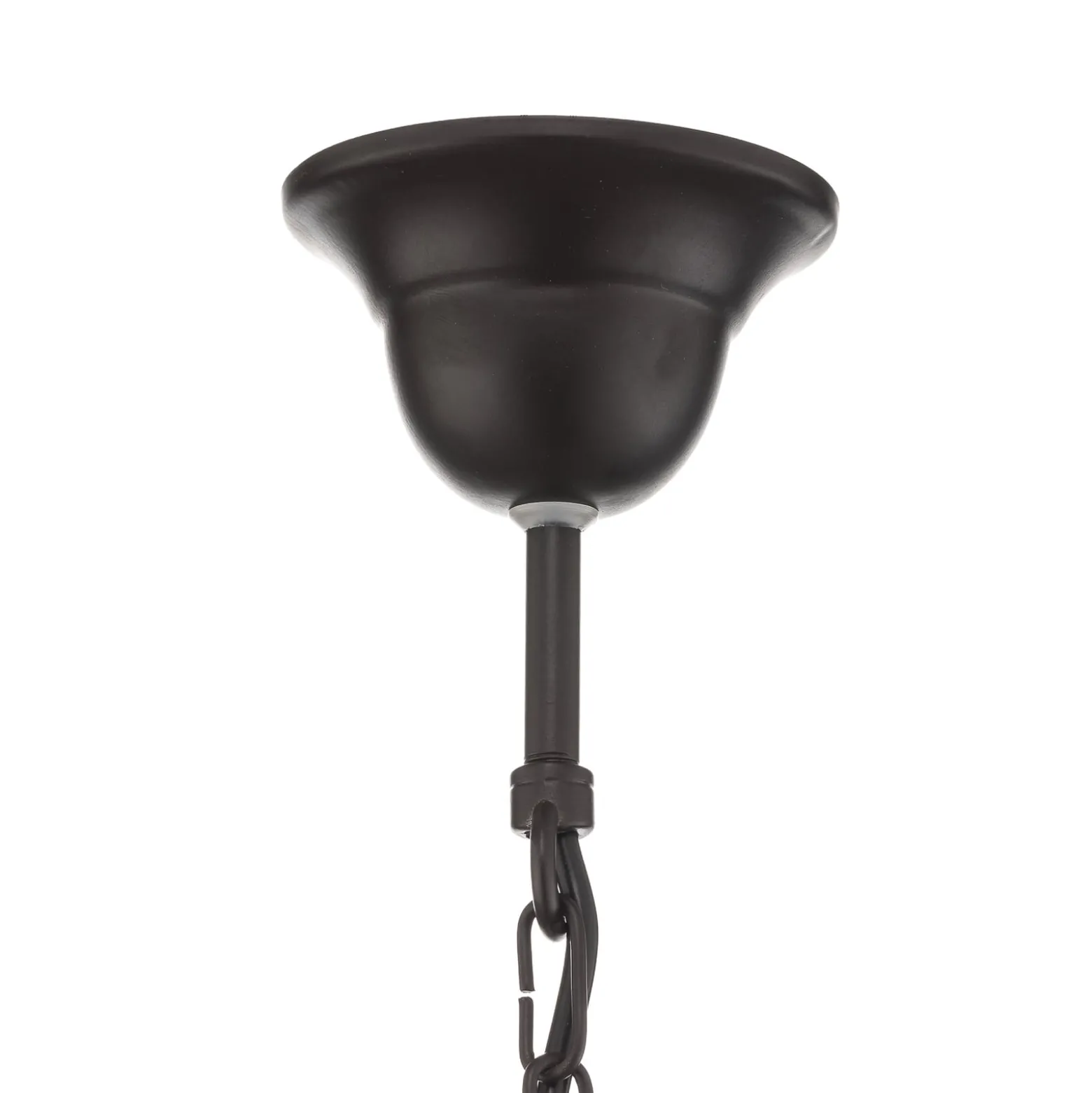 Kronleuchter Mauro, schwarz, 5-flammig, Ø 62 cm, Metall, E14
