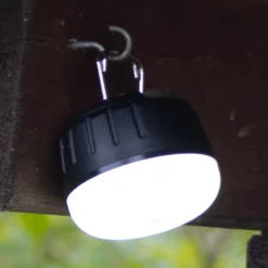 LED-Akku-Außenlampe 850948, schwarz/weiß, Ø 7 cm, Kunststoff