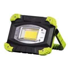 LED-Akku-Außenstrahler 850947, schwarz/grün, Länge 17 cm