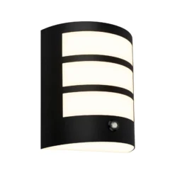LED-Akku-Außenwandlampe 3793015, schwarz, dimmbar, IP44