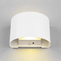 LED-Akku-Außenwandlampe Talent, weiß, Breite 16 cm, Sensor