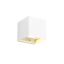 LED-Akku-Außenwandlampe Talent, weiß, Breite 10 cm, Sensor