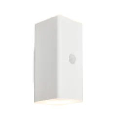 LED-Akku-Außenwandleuchte, weiß, Sensor, up/down