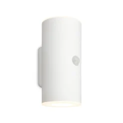 LED-Akku-Außenwandleuchte, weiß, Sensor, up/down