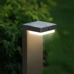 LED-Akku-Außenwegeleuchte 800104, anthrazit, IP44, Sensor