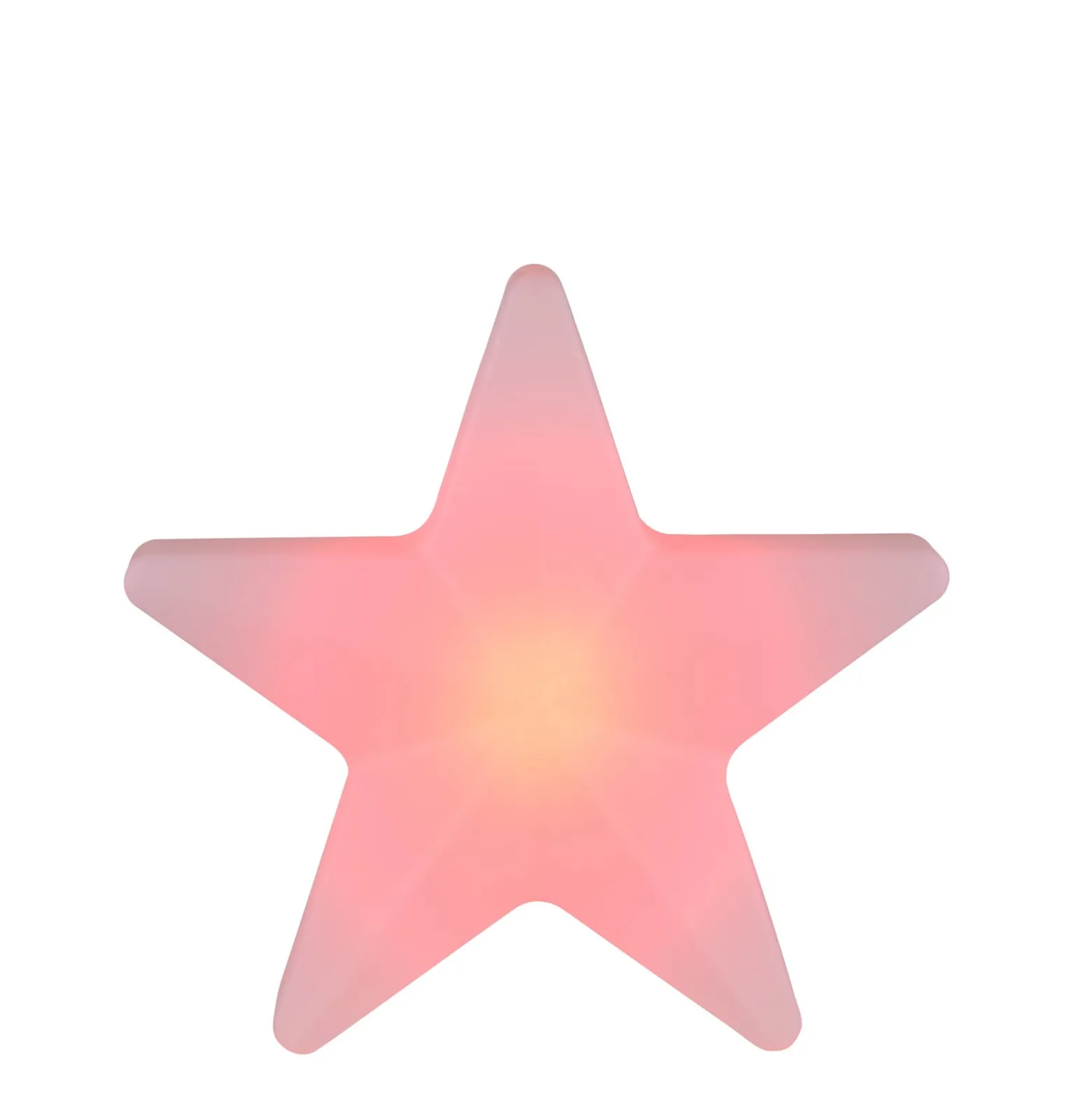 LED-Akku-Dekoleuchte Star, H. 55 cm, IP44, weiß, RGBW