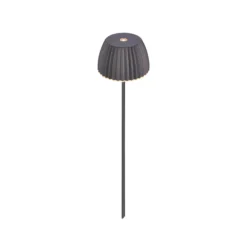 LED-Akku-Erdspießleuchte RIFFLE MINI, anthrazit Ø 9 cm, IP44