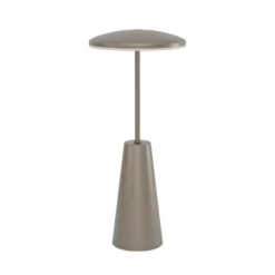LED-Akkuleuchte Piccola, bronzefarben, Höhe 28 cm, IP54