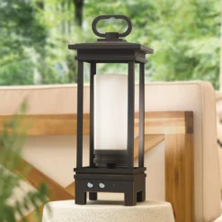 LED-Akkuleuchte South Hope, Bluetooth-Lautsprecher
