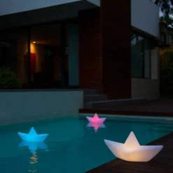 LED-Akkuleuchte The BOAT lamp, schwimmfähig, RGBW