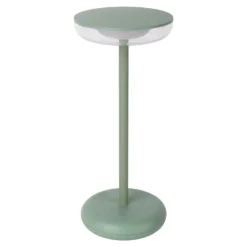 LED-Akku-Terrassenleuchte Pasi, mint Höhe 26 cm Metall Touch