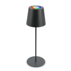 LED-Akku-Tischlampe 7507015, anthrazit RGBW IP44 Touchdimmer