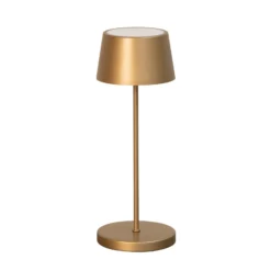 LED-Akku-Tischlampe Asena Pro bronzefarben 30 cm Metall IP54
