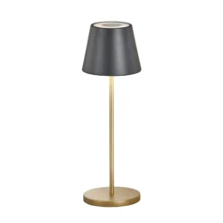 LED-Akku-Tischlampe Cosenza 2.0 34cm schwarz/gold