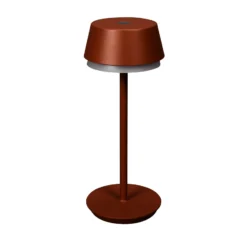 LED-Akku-Tischlampe Lyon, terracotta, IP54, Dimmer, CCT, RGB