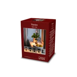 LED-Akku-Tischlampe Nantes, schwarz, Alu, IP54, Dimmer, CCT