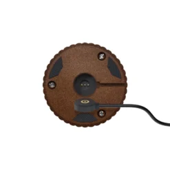 LED-Akku-Tischlampe Nuflair, rostbraun, IP54, dimmbar, 24 cm