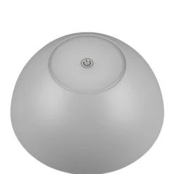 LED-Akku-Tischlampe Ricardo, grau, Höhe 30 cm, Kunststoff