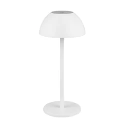 LED-Akku-Tischlampe Ricardo, weiß, Höhe 30 cm, Kunststoff