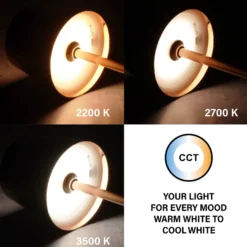 LED-Akku-Tischlampe Roxi, kupferfarben, Metall, IP54, Dimmer