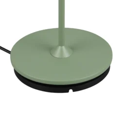 LED-Akku-Tischlampe Suarez, grün, Höhe 39 cm, Metall