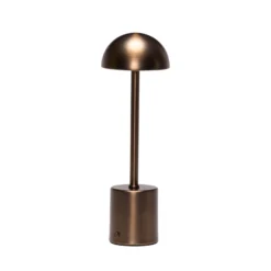 LED-Akku-Tischlampe Taten, messing brüniert, Höhe 30 cm