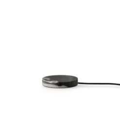 LED-Akku-Tischlampe Trip No. 2, aschgrau/grau, Marmor, Glas