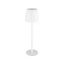 LED-Akku-Tischlampe Vannie, weiß, Höhe 36 cm, IP44
