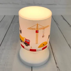 LED-Akku-Tischleuchte Baustelle, USB, IP44