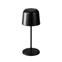 LED-Akku-Tischleuchte Biot, schwarz, Höhe 30 cm, IP54, USB