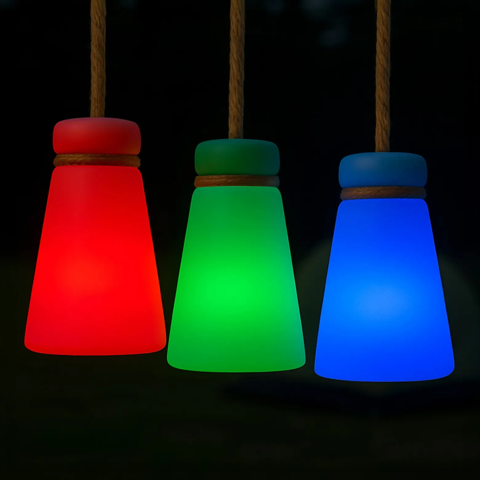 LED-Akku-Tischleuchte Bruno 3.000 K, RGB, weiß