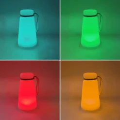 LED-Akku-Tischleuchte Bruno 3.000 K, RGB, weiß