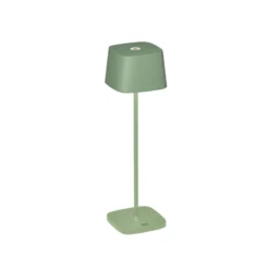 LED-Akku-Tischleuchte Capri, Höhe 36 cm, grün-grau, IP54