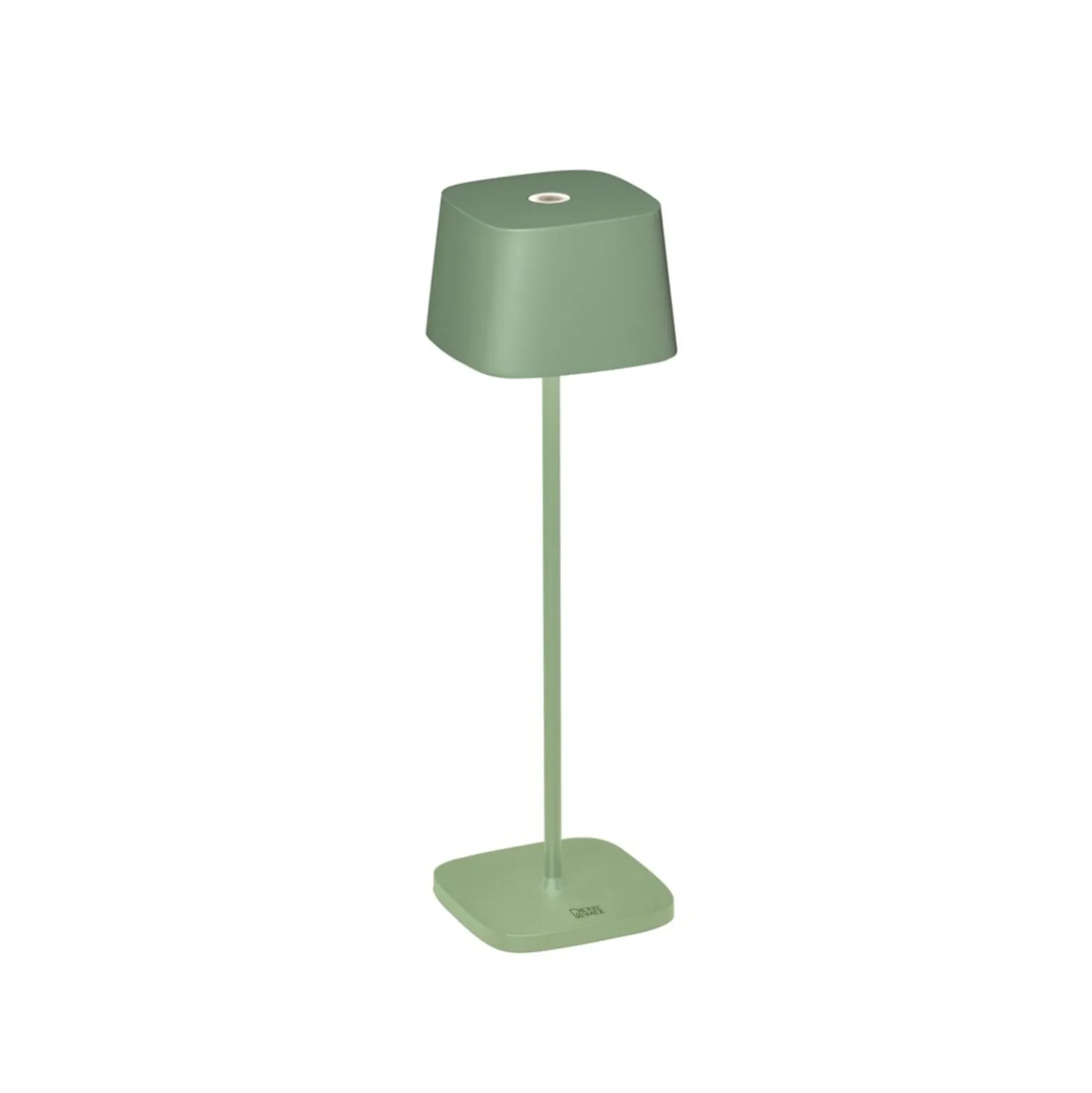 LED-Akku-Tischleuchte Capri, Höhe 36 cm, grün-grau, IP54