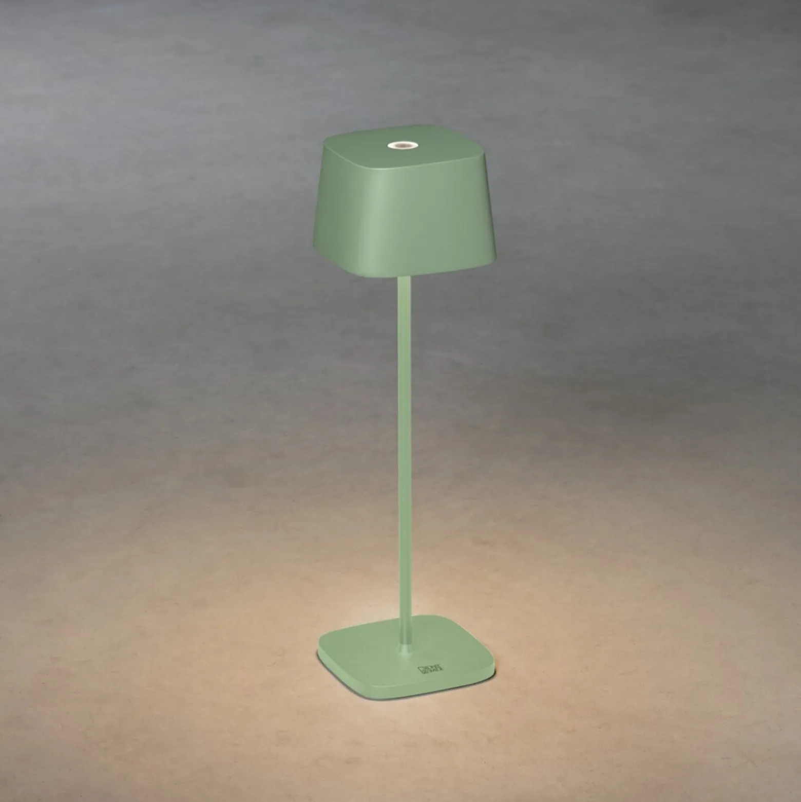 LED-Akku-Tischleuchte Capri, Höhe 36 cm, grün-grau, IP54