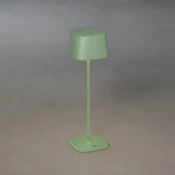 LED-Akku-Tischleuchte Capri, Höhe 36 cm, grün-grau, IP54