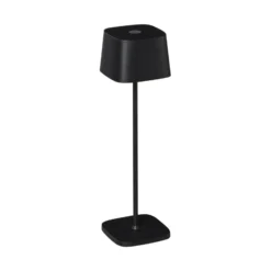 LED-Akku-Tischleuchte Capri, Höhe 36 cm, schwarz, IP54