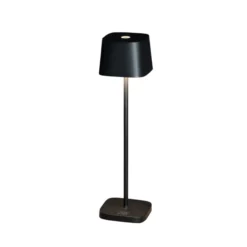 LED-Akku-Tischleuchte Capri, Höhe 25 cm, schwarz, IP54