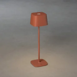 LED-Akku-Tischleuchte Capri, Höhe 36 cm, terrakotta, IP54