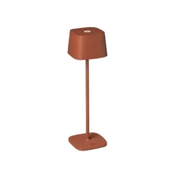 LED-Akku-Tischleuchte Capri, Höhe 36 cm, terrakotta, IP54