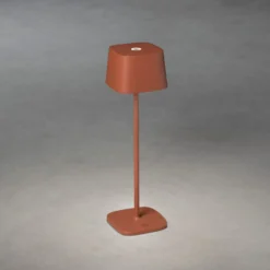 LED-Akku-Tischleuchte Capri, Höhe 36 cm, terrakotta, IP54