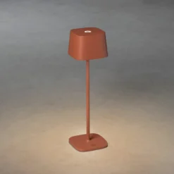 LED-Akku-Tischleuchte Capri, Höhe 36 cm, terrakotta, IP54