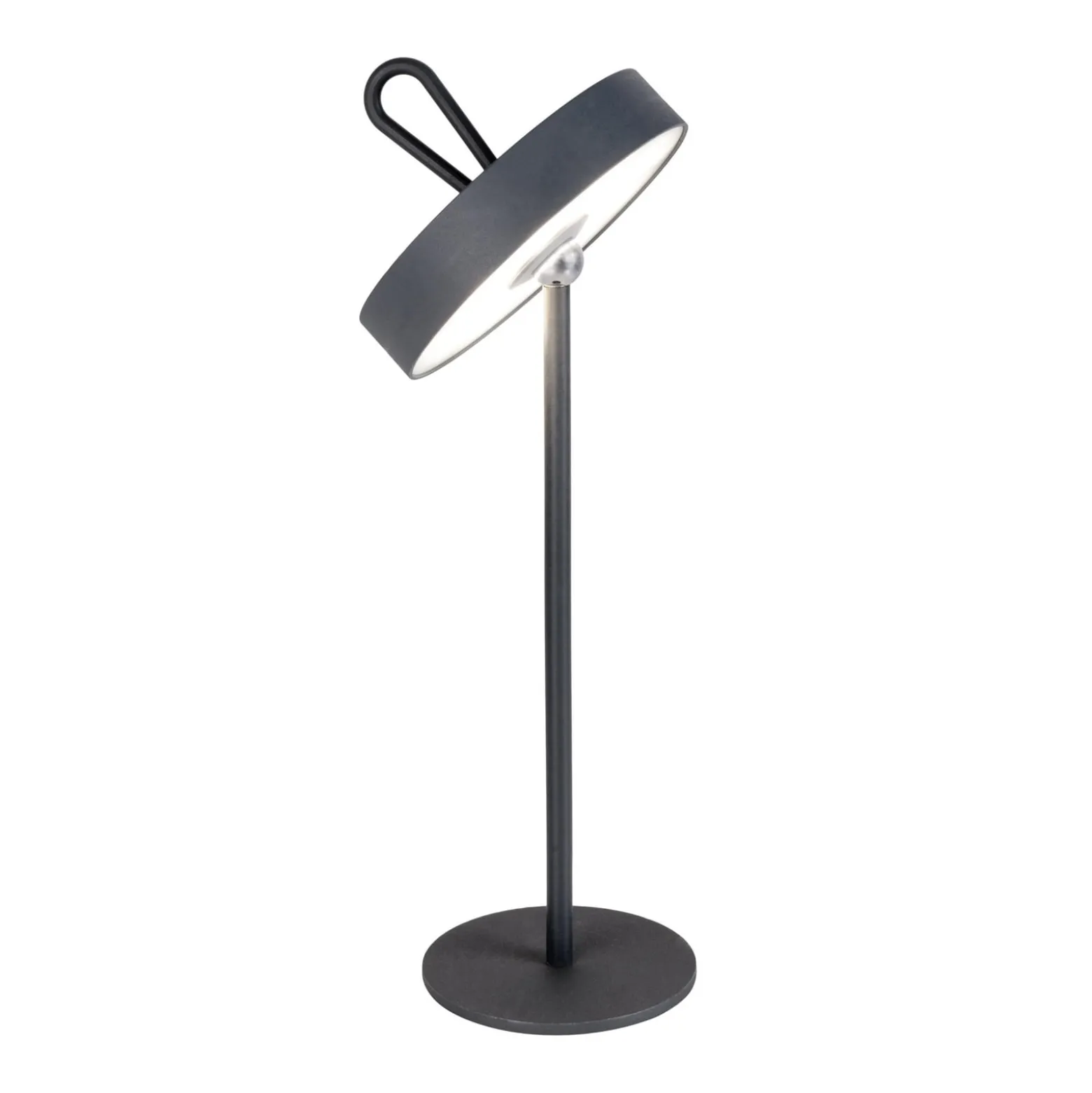 LED-Akku-Tischleuchte Ella, magnetisch, grau