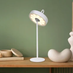 LED-Akku-Tischleuchte Ella, magnetisch, weiß