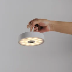 LED-Akku-Tischleuchte Ella, magnetisch, weiß